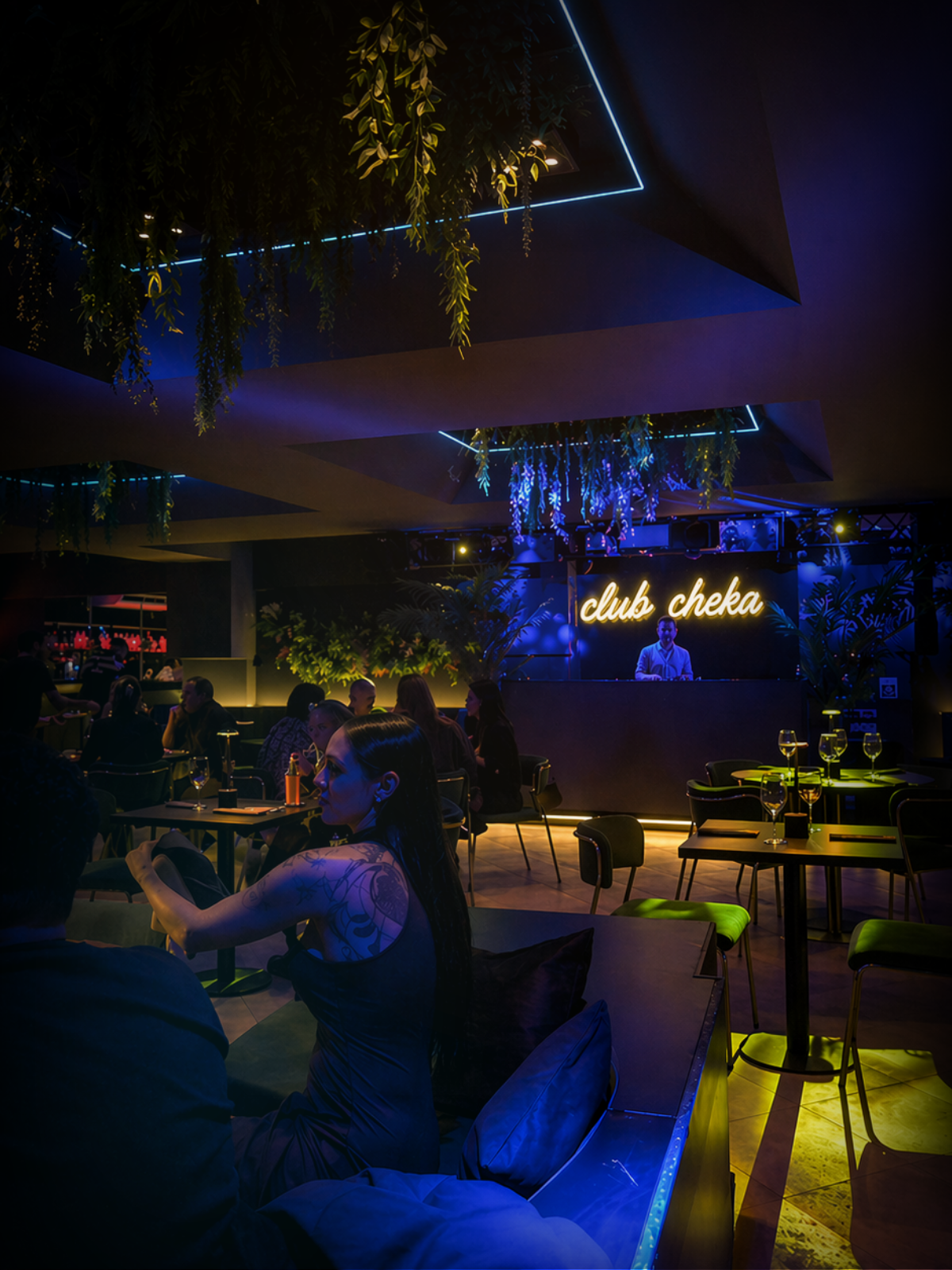 Cena show en Club Cheka